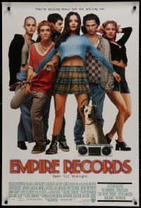 1w708 EMPIRE RECORDS DS 1sh 1995 Liv Tyler, Anthony LaPaglia, Renee Zellweger, Ethan Embry!