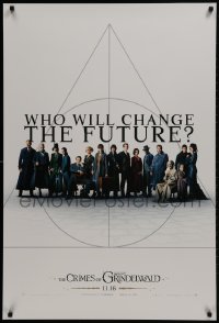 1w713 FANTASTIC BEASTS: THE CRIMES OF GRINDELWALD teaser DS 1sh 2018 who will change the future?