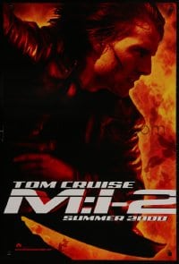 1w819 MISSION IMPOSSIBLE 2 teaser DS 1sh 2000 Tom Cruise, sequel directed by John Woo!