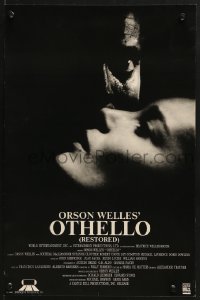 1w152 OTHELLO 13x19 video poster R1992 Orson Welles in the title role w/ Fay Compton, Shakespeare!