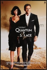 1w857 QUANTUM OF SOLACE advance 1sh 2008 Daniel Craig as James Bond, sexy Olga Kurylenko!