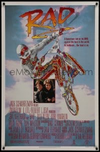 1w861 RAD 1sh 1986 extreme BMX bike racing, Bill Allen, Lori Loughlin!