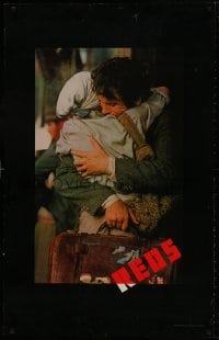 1w874 REDS heavy stock 26x40 1sh 1981 Warren Beatty as John Reed & Diane Keaton in Russia!