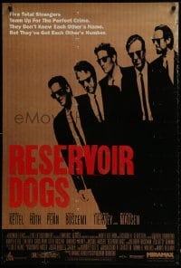 1w875 RESERVOIR DOGS 1sh 1992 Quentin Tarantino classic, Keitel, Buscemi, Madsen & Tim Roth!