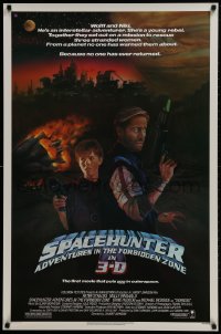1w915 SPACEHUNTER ADVENTURES IN THE FORBIDDEN ZONE 1sh 1983 art of Molly Ringwald, Peter Strauss!