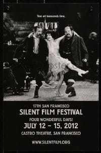 1w255 17TH SAN FRANCISCO SILENT FILM FESTIVAL 11x17 film festival poster 2012 Clara Bow!