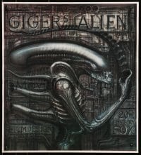 1w348 ALIEN 20x22 special poster 1990s Ridley Scott sci-fi classic, cool H.R. Giger art of monster!