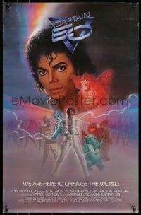 1w354 CAPTAIN EO 19x29 special poster 1986 3-D, Michael Jackson, Francis Ford Coppola, Disney!