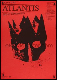 1w487 DER KAISER VON ATLANTIS 24x33 German stage poster 1993 Viktor Ullmann play, Brechot art!