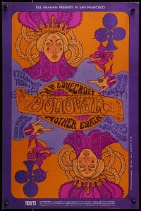 1w163 DONOVAN/H.P. LOVECRAFT/MOTHER EARTH 14x21 music poster 1967 cool Kouninos art!