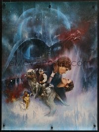 1w367 EMPIRE STRIKES BACK 20x27 special poster 1980 Gone With The Wind style art by Roger Kastel!