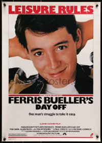 1w373 FERRIS BUELLER'S DAY OFF 17x24 special poster 1986 Matthew Broderick in John Hughes teen classic!