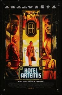 1w322 HOTEL ARTEMIS mini poster 2018 Jodie Foster, Brown, no killing the other patients!