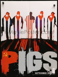1w419 PIGS 18x24 special poster 2011 Cuban sleeper cell activated 50 years after being implanted!