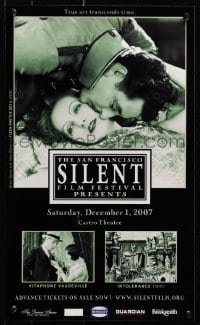 1w268 SAN FRANCISCO SILENT FILM FESTIVAL PRESENTS 12x19 film festival poster 2007 Garbo & Gilbert!
