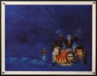 1w443 STAR WARS: HEIR TO THE EMPIRE Kilian 22x28 special poster 1991 Tom Jung art for classic sci-fi book!