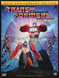 1w451 TRANSFORMERS THE MOVIE video 18x24 special poster R2016 animated robot action cartoon, sci-fi art!