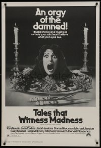 1w947 TALES THAT WITNESS MADNESS 1sh 1973 wacky screaming head on food platter horror image!