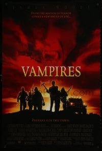 1w973 VAMPIRES 1sh 1998 John Carpenter, James Woods, cool vampire hunter image!