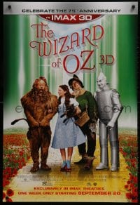 1w987 WIZARD OF OZ advance DS 1sh R2013 Victor Fleming, Judy Garland all-time classic, rated PG!