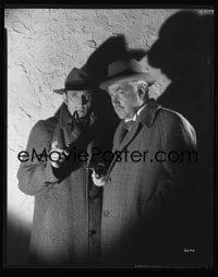1x016 BASIL RATHBONE 8x10 negative 1940s as Sherlock Holmes with Nigel Bruce as Dr. Watson!