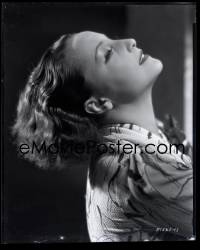 1x137 DOROTHEA WIECK group of 2 8x10 negatives 1930s head & shoulders portraits of the Swiss actress!