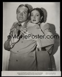 1x093 MY FAVORITE BRUNETTE 8x10 negative 1947 c/u of scared Dorothy Lamour clutching Bob Hope!