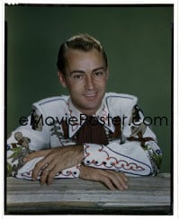 1x192 ALAN LADD Kodachrome 8x10 transparency 1940s smiling portrait in cowboy outfit at Paramount!