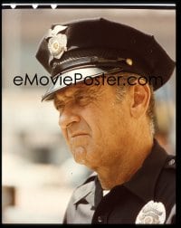 1x282 BLUE KNIGHT group of 2 4x5 transparencies 1973 police officer William Holden as Bumper Morgan!