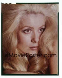 1x330 CATHERINE DENEUVE 4x5 transparency 1960s super famous iconic glamour portrait of the star!