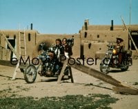 1x257 EASY RIDER group of 4 4x5 transparencies 1969 Peter Fonda, Hopper & Askew on motorcycles!