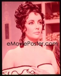 1x258 ELIZABETH TAYLOR group of 4 4x5 transparencies 1970s portraits spanning many years!