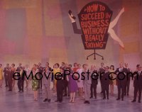 1x230 HOW TO SUCCEED IN BUSINESS WITHOUT REALLY TRYING group of 7 4x5 transparencies 1967 scenes!