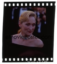 1x454 MERYL STREEP English 2x3 transparency 1989 close up of the leading lady on the red carpet!