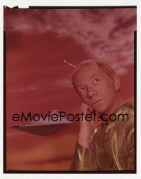 1x376 MY FAVORITE MARTIAN 4x5 transparency 1960s Ray Walston with antennae by his spaceship