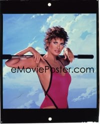 1x191 RAQUEL WELCH group of 2 8x10 transparencies 1989 working out, still looking sexy years later!