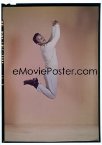 1x218 RUSS TAMBLYN 5x7 transparency 1958 happy jumping portrait in mid air from Tom Thumb!