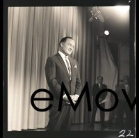 1x168 BOB HOPE group of 21 3x3 negatives + 2 contact sheets 1950s performing on stage!