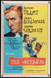 1y017 ACTRESS 1sh 1953 George Cukor, Jean Simmons, Spencer Tracy!