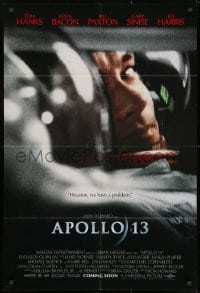 1y053 APOLLO 13 advance 1sh 1995 Ron Howard directed, image of Tom Hanks in trouble!