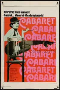 1y145 CABARET 1sh R1974 Liza Minnelli sings & dances in Nazi Germany, directed by Bob Fosse!