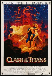 1y182 CLASH OF THE TITANS 1sh 1981 Ray Harryhausen, great fantasy art by Greg & Tim Hildebrandt!