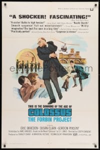1y194 COLOSSUS: THE FORBIN PROJECT 1sh 1970 the day man built himself out of existence!