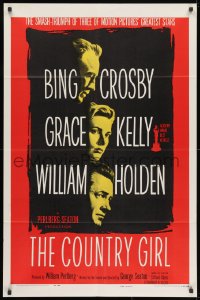 1y207 COUNTRY GIRL 1sh R1959 Grace Kelly, Bing Crosby, William Holden, by Clifford Odets!