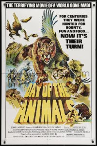 1y224 DAY OF THE ANIMALS 1sh 1977 Christopher & Lyn Day George say fluorocarbons are bad!