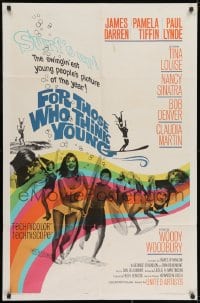 1y324 FOR THOSE WHO THINK YOUNG 1sh 1964 James Darren, Paul Lynde, Tina Louise, Bob Denver