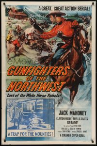 1y389 GUNFIGHTERS OF THE NORTHWEST chapter 1 1sh 1954 Jock Mahoney in the mightiest super-serial of all