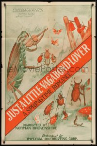 1y490 JUST A LITTLE VAGABOND LOVER 1sh 1933 wonderful art of grasshopper playing violin for bugs!