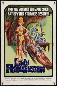 1y498 LADY FRANKENSTEIN 1sh 1972 La figlia di Frankenstein, sexy Italian horror!
