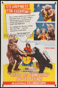 1y528 LITTLE RED RIDING HOOD & HER FRIENDS 1sh 1964 see Wolf & Stinky the Skunk in haunted forest!